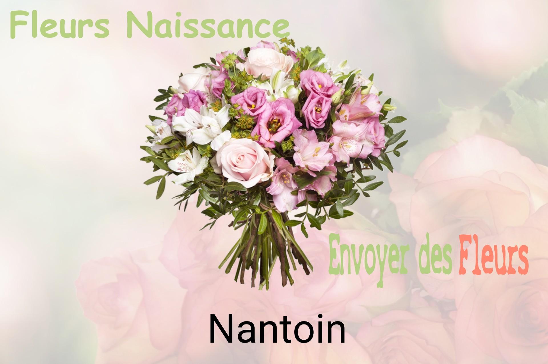 Bouquet de fleurs de naissance livré à Nantoin